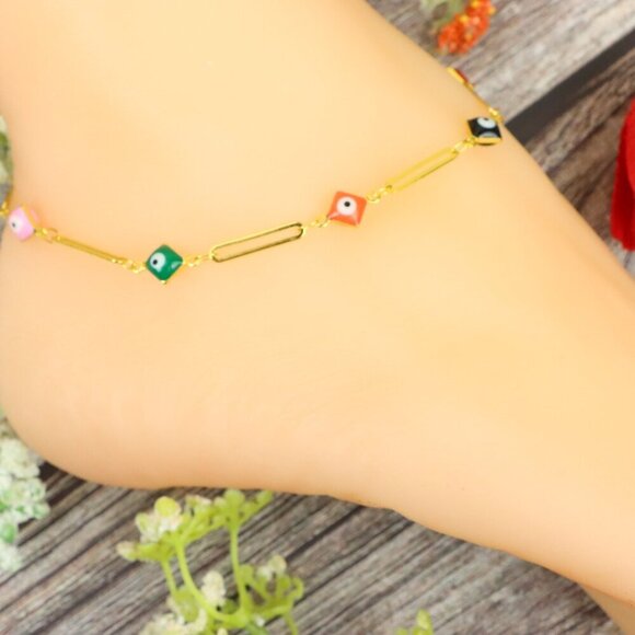 "Elegant Handmade Anklet – Delicate Jewelry for Women, MAR091460 - Picture 3 of 10